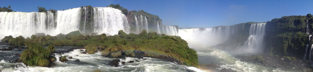 Pano of Iguazu Falls - Brazil Side