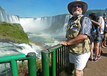 on the boardwalk - Brazilian side