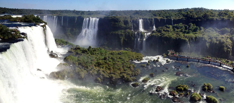 Overview from Brazilian side